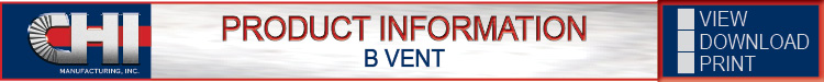 B Vents Product Information
